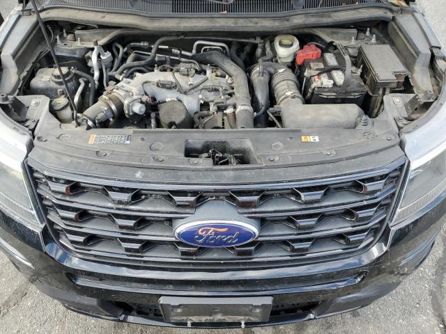 1FM5K8GTXGGC00511 - 2016 FORD EXPLORER SPORT შავი ფოტო 12