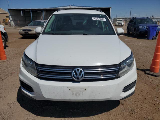 WVGAV7AX2FW561943 - 2015 VOLKSWAGEN TIGUAN S WHITE photo 5