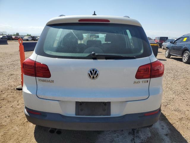 WVGAV7AX2FW561943 - 2015 VOLKSWAGEN TIGUAN S WHITE photo 6