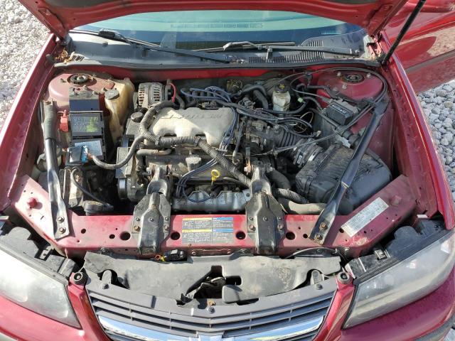 2G1WF52EX59255842 - 2005 CHEVROLET IMPALA BURGUNDY photo 11