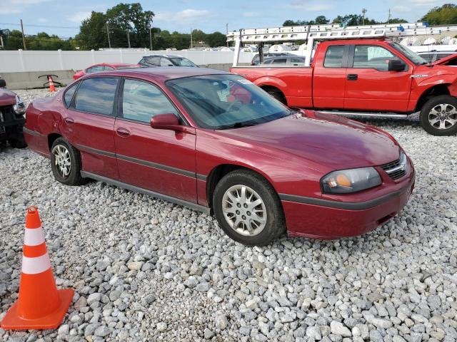 2G1WF52EX59255842 - 2005 CHEVROLET IMPALA BURGUNDY photo 4