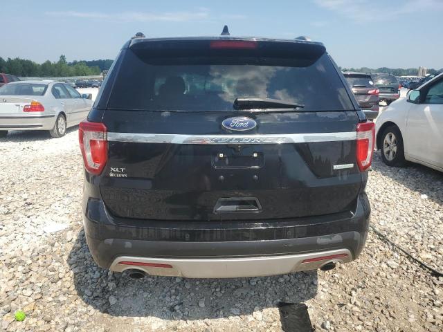1FM5K7DH0GGD20800 - 2016 FORD EXPLORER XLT BLACK photo 6