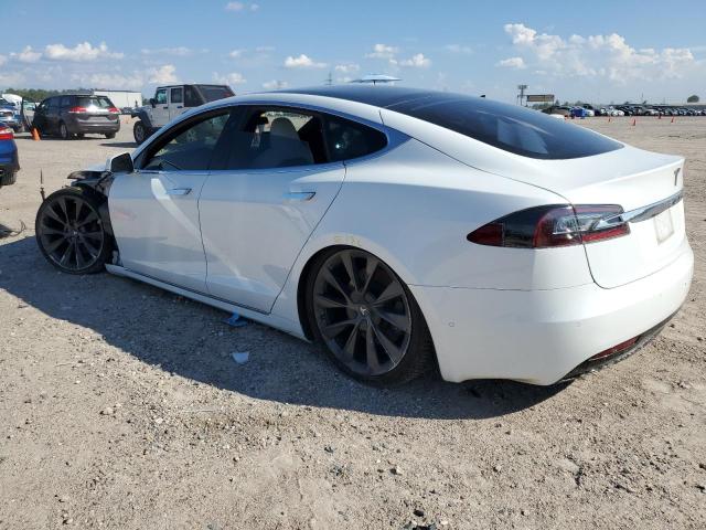 5YJSA1E21MF424820 - 2021 TESLA MODEL S أبيض صورة 2