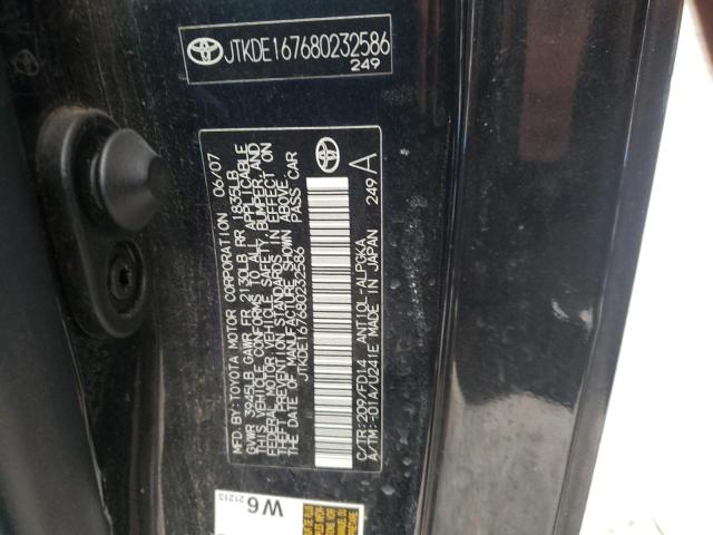 JTKDE167680232586 - 2008 TOYOTA SCION TC 黑色 照片 12