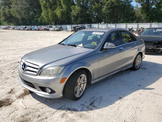 WDDGF56X08F037997 - 2008 MERCEDES-BENZ C 350 SILVER photo 1