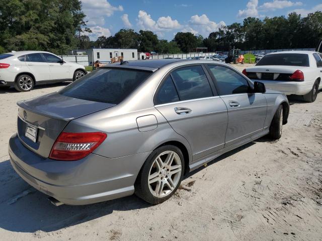 WDDGF56X08F037997 - 2008 MERCEDES-BENZ C 350 SILVER photo 3