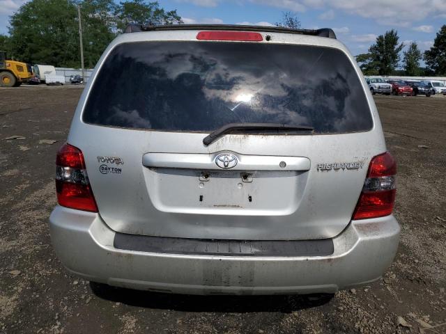 JTEGD21A340081406 - 2004 TOYOTA HIGHLANDER SILVER photo 6