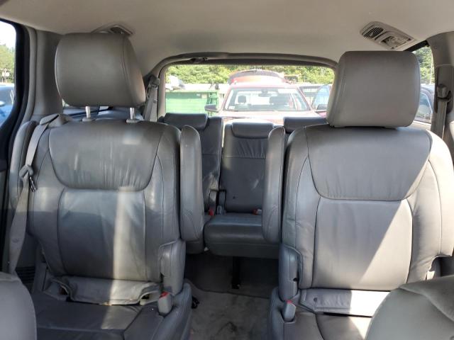 5TDYK4CC1AS314362 - 2010 TOYOTA SIENNA XLE Bleu photo 10