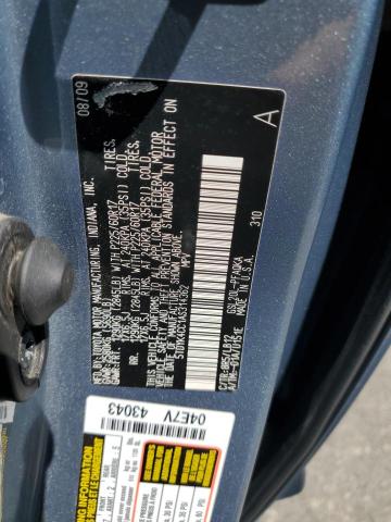 5TDYK4CC1AS314362 - 2010 TOYOTA SIENNA XLE Bleu photo 13