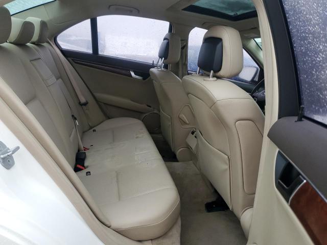 WDDGF54X69R045329 - 2009 MERCEDES-BENZ C 300 WHITE photo 10