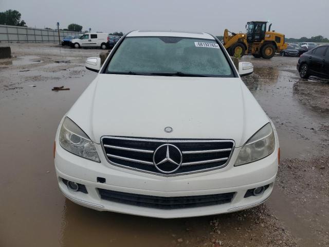 WDDGF54X69R045329 - 2009 MERCEDES-BENZ C 300 WHITE photo 5