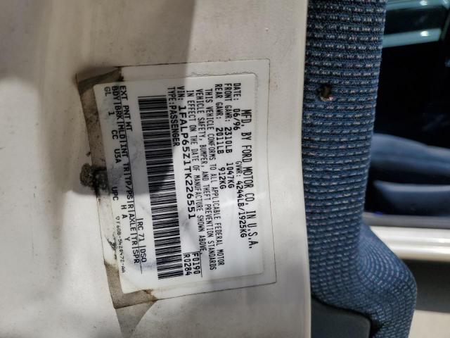 1FALP65Z1TK226551 - 1996 FORD CONTOUR GL 白色 照片 12