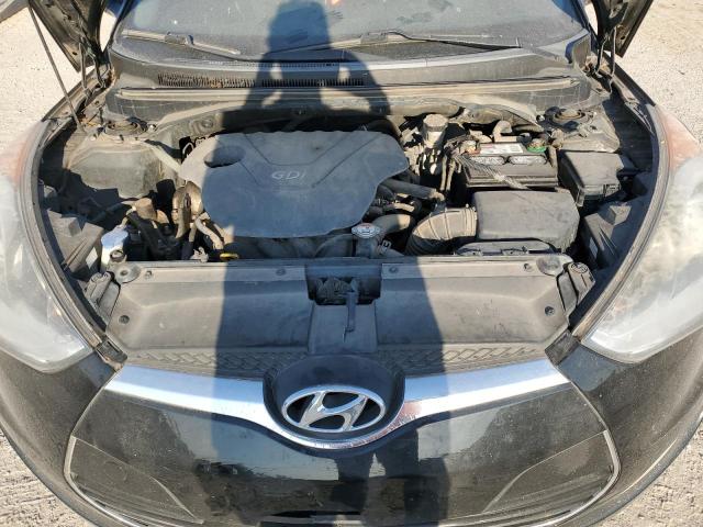 KMHTC6AD9CU082716 - 2012 HYUNDAI VELOSTER BLACK photo 11