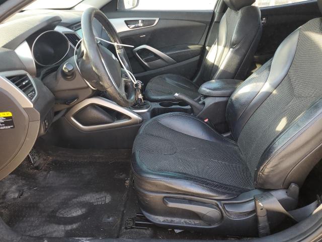 KMHTC6AD9CU082716 - 2012 HYUNDAI VELOSTER BLACK photo 7