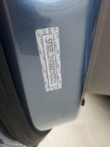 5FNRL3H4XAB092521 - 2010 HONDA ODYSSEY EX BLUE photo 13