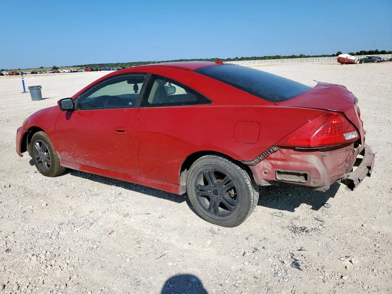 1HGCM72697A021060 - 2007 HONDA ACCORD EX RED photo 2