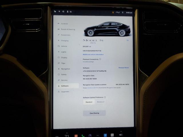 5YJSA1DN1DFP07178 - 2013 TESLA MODEL S Սև լուսանկար 9