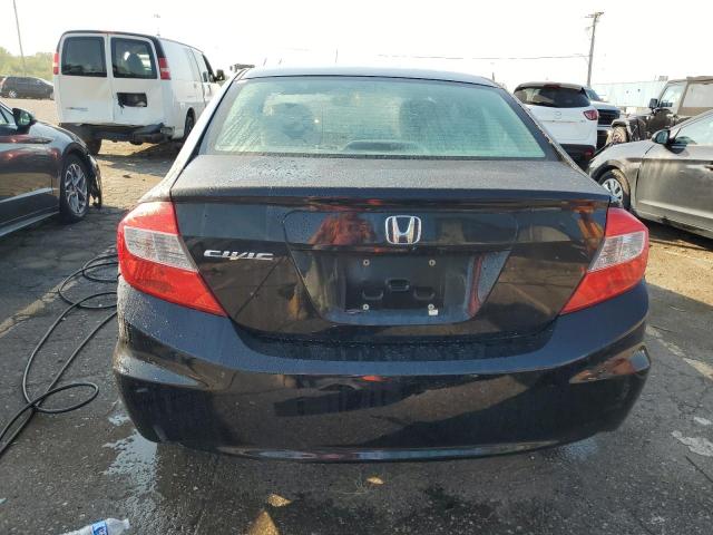 2HGFB2F51CH329374 - 2012 HONDA CIVIC LX BLACK photo 6