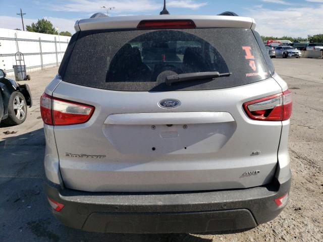 MAJ6P1UL8JC215969 - 2018 FORD ECOSPORT SE SILVER photo 6
