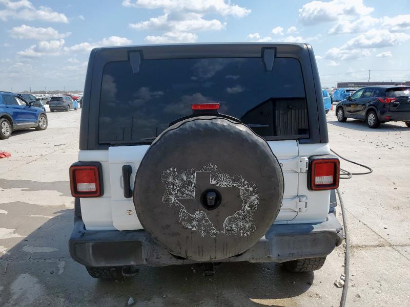 1C4HJXDG6JW139113 - 2018 JEEP WRANGLER U SPORT WHITE photo 6