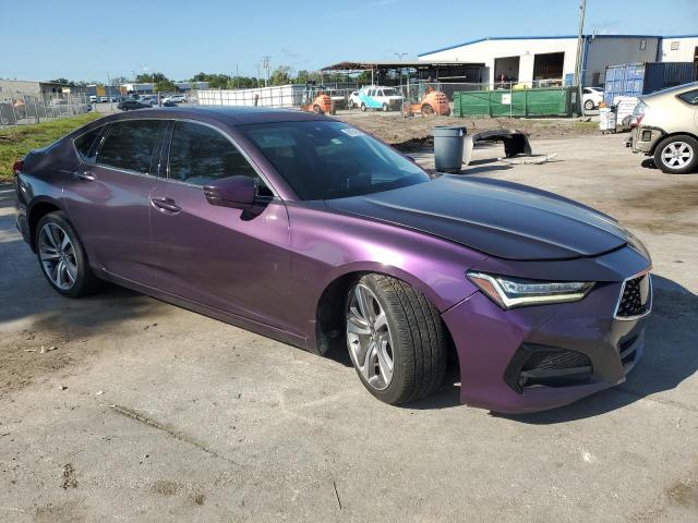 19UUB5F67MA011969 - 2021 ACURA TLX ADVANCE PURPLE photo 4