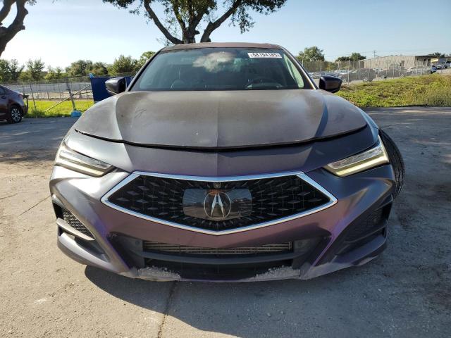 19UUB5F67MA011969 - 2021 ACURA TLX ADVANCE PURPLE photo 5