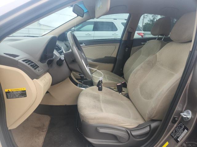 KMHCT4AE2DU445744 - 2013 HYUNDAI ACCENT GLS Бежевий фото 7