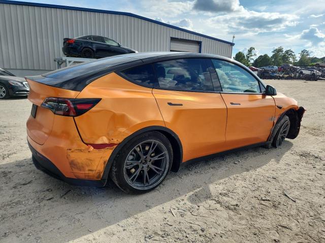 7SAYGDED0SF256406 - 2025 TESLA MODEL Y წითელი ფოტო 3