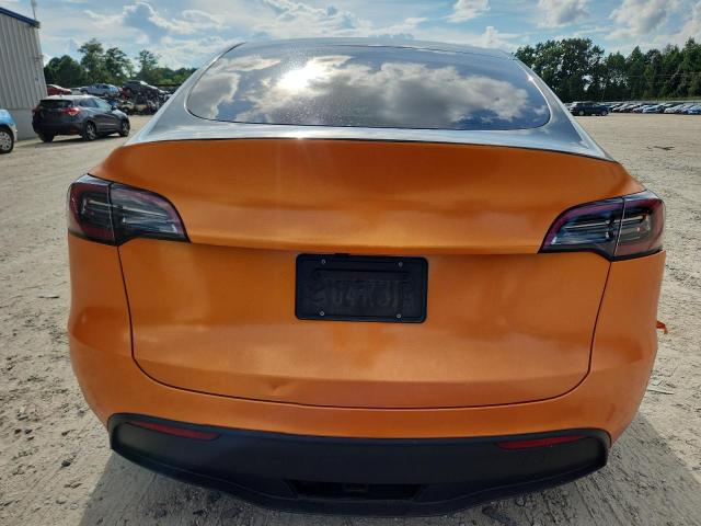 7SAYGDED0SF256406 - 2025 TESLA MODEL Y წითელი ფოტო 6