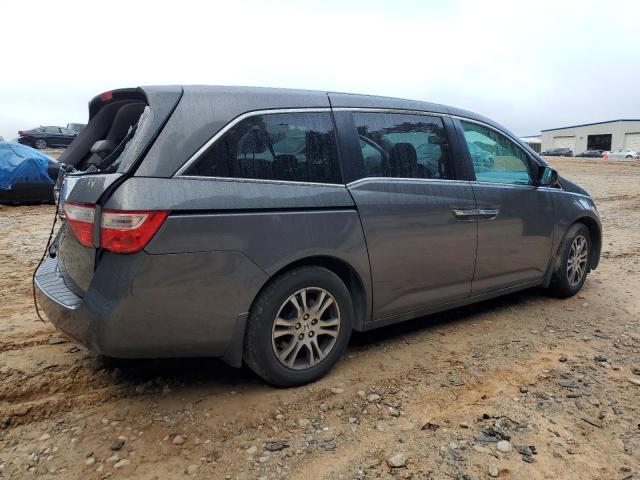 5FNRL5H61DB090058 - 2013 HONDA ODYSSEY EXL GRAY photo 3