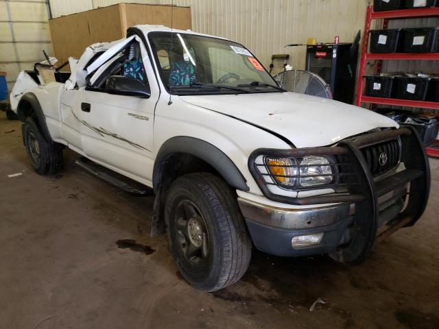 5TEWM72N72Z020037 - 2002 TOYOTA TACOMA XTRACAB WHITE photo 4