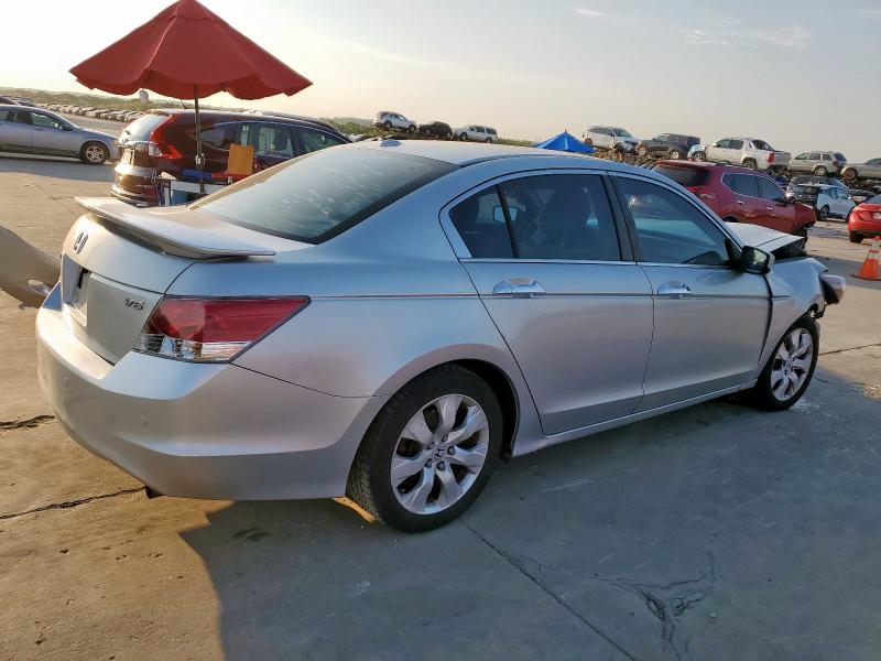 1HGCP36819A034223 - 2009 HONDA ACCORD EXL SILVER photo 3