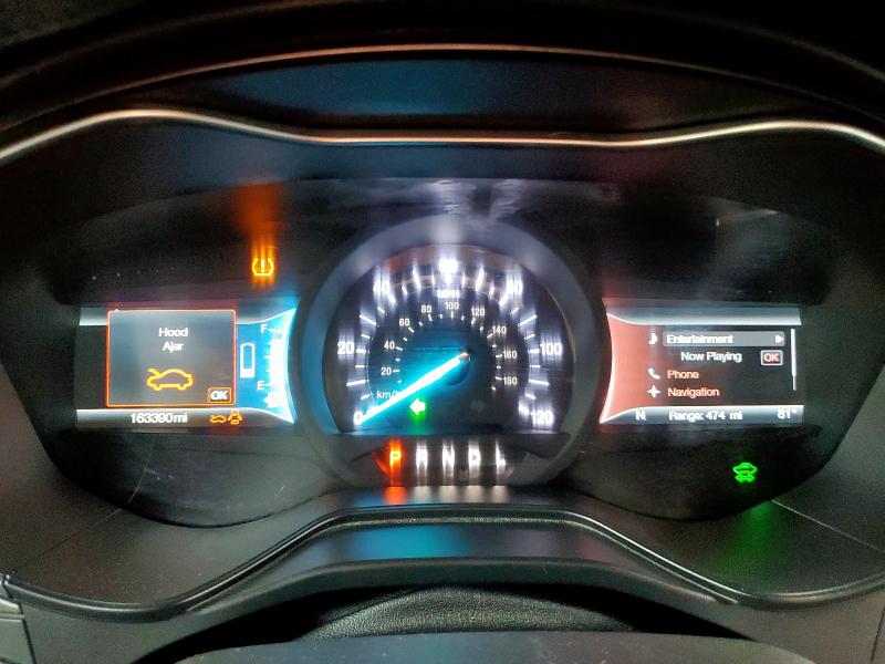 3FA6P0MU7KR124410 - 2019 FORD FUSION SEL შავი ფოტო 9