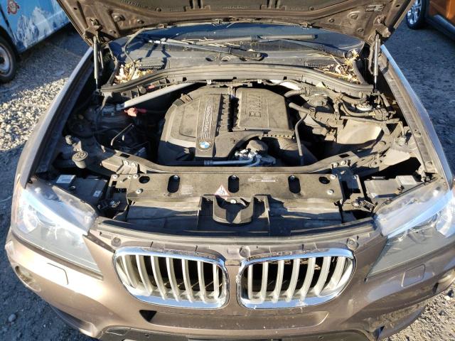 5UXWX7C55DL976509 - 2013 BMW X3 XDRIVE35I BROWN photo 12