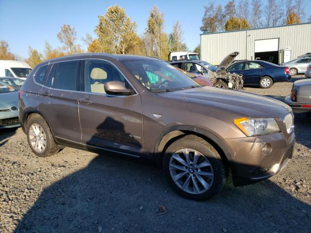 5UXWX7C55DL976509 - 2013 BMW X3 XDRIVE35I BROWN photo 4