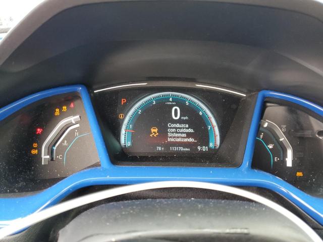 19XFC1F38HE205092 - 2017 HONDA CIVIC EX BLACK photo 9