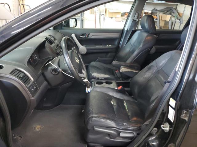 JHLRE48727C043896 - 2007 HONDA CR-V EXL BLACK photo 7