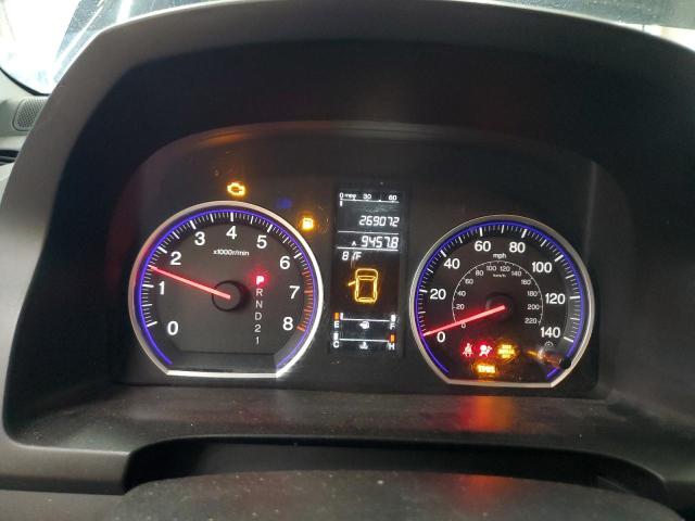 JHLRE48727C043896 - 2007 HONDA CR-V EXL BLACK photo 9