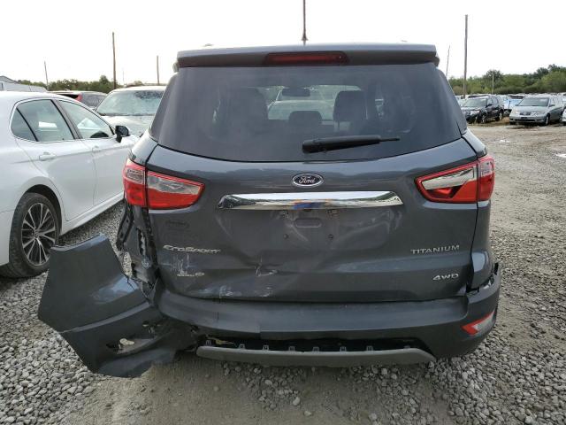 MAJ6P1WL4JC248836 - 2018 FORD ECOSPORT TITANIUM GRAY photo 6