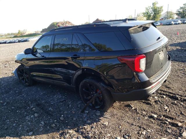 1FM5K8GC6NGA69008 - 2022 FORD EXPLORER ST BLACK photo 2