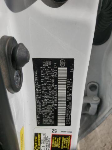 4T1B11HK6JU572598 - 2018 TOYOTA CAMRY L WHITE photo 13