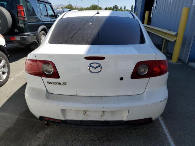 JM1BK12GX61504755 - 2006 MAZDA 3 I WHITE photo 6