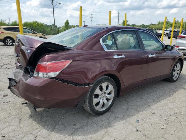 1HGCP36829A013168 - 2009 HONDA ACCORD EXL MAROON photo 3