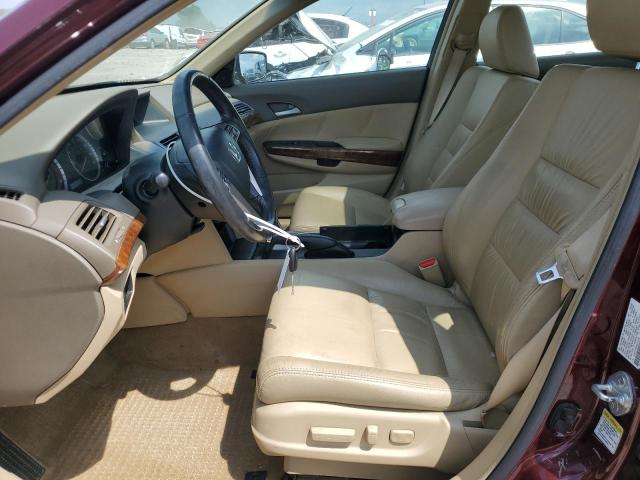 1HGCP36829A013168 - 2009 HONDA ACCORD EXL MAROON photo 7