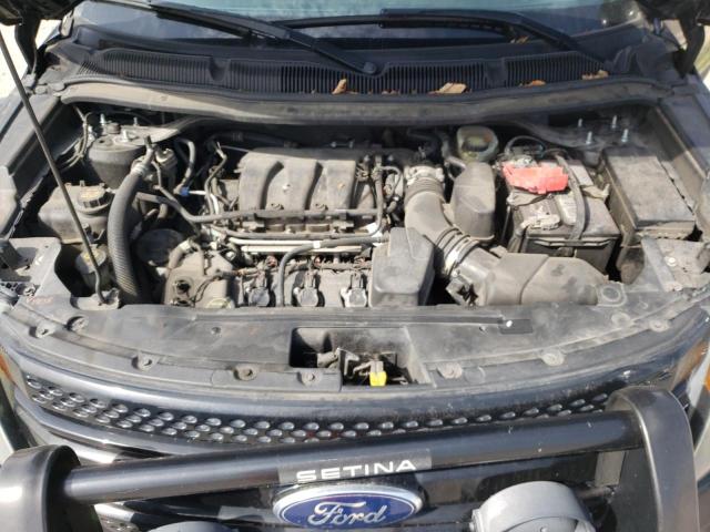 1FM5K8AR5EGA09184 - 2014 FORD EXPLORER POLICE INTERCEPTOR 黑色 照片 12