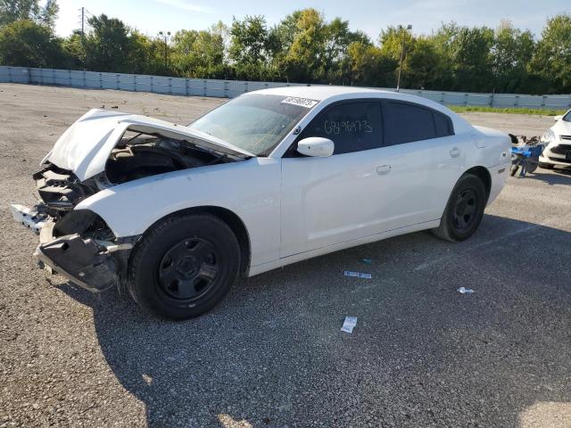 2C3CDXAT7DH545475 - 2013 DODGE CHARGER POLICE WHITE photo 1