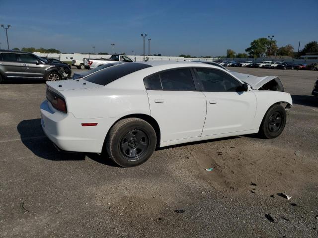 2C3CDXAT7DH545475 - 2013 DODGE CHARGER POLICE WHITE photo 3