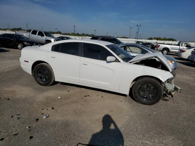2C3CDXAT7DH545475 - 2013 DODGE CHARGER POLICE WHITE photo 4