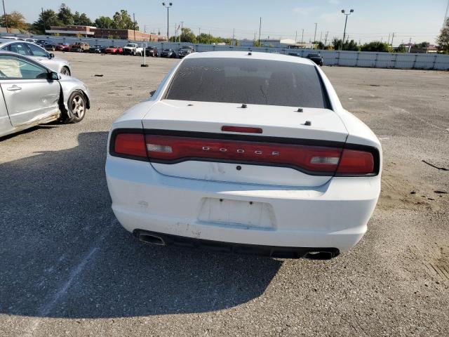 2C3CDXAT7DH545475 - 2013 DODGE CHARGER POLICE WHITE photo 6