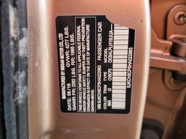 SJKCH5CP5HA022963 - 2017 INFINITI QX30 BASE PINK photo 13